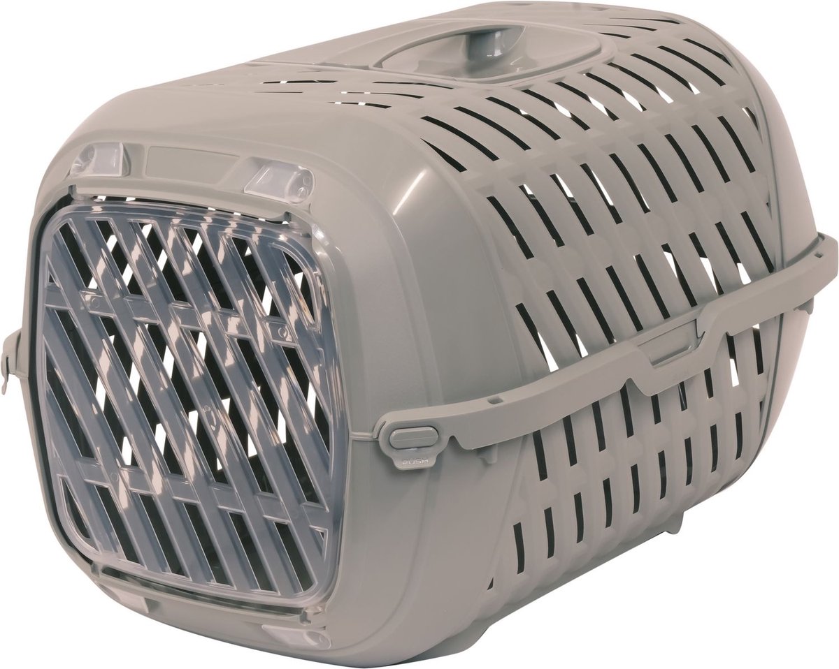 Moderna Reismand Road Runner Metalen Deur - Vervoersbox - 48.6x32.3x30.3 cm Aqua Lichtgrijs S