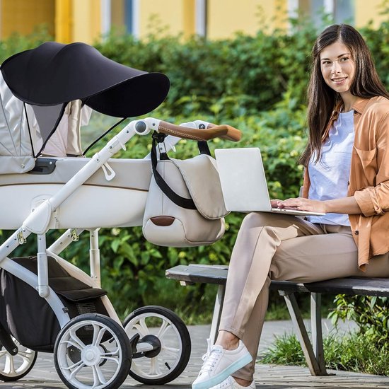 1 stuks -zonnescherm kinderwagen - zonne scherm kinderwagen - zonnescherm kinderen - kinderwagen luifel - kinderwagen parasol - zonneklep - zonneklep buggy - kinderwagen accessoires– Past op Elke Buggy — afbeelding 2