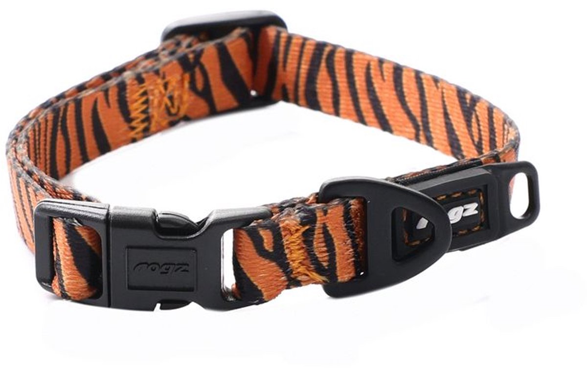 Rogz Fusion Halsband Tiger - Hondenhalsband - M