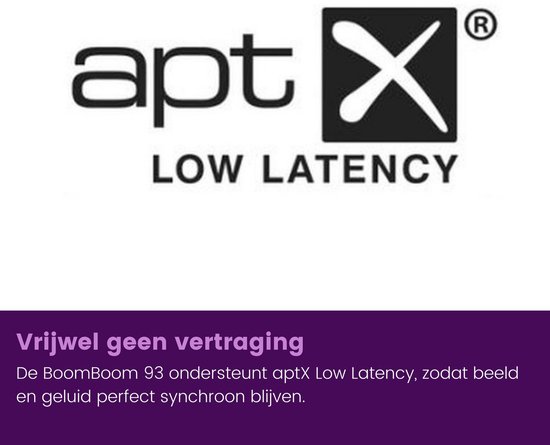 Marmitek Bluetooth Receiver - BoomBoom 93 - aptX en aptX Low Latency - Digitale audio ingang (Toslink) - Bluetooth Muziek ontvanger van Marmitek — afbeelding 3