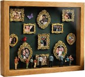 Mini Gold Frames 10Pcs 5 Stijl Vintage Mini Fotolijsten DIY