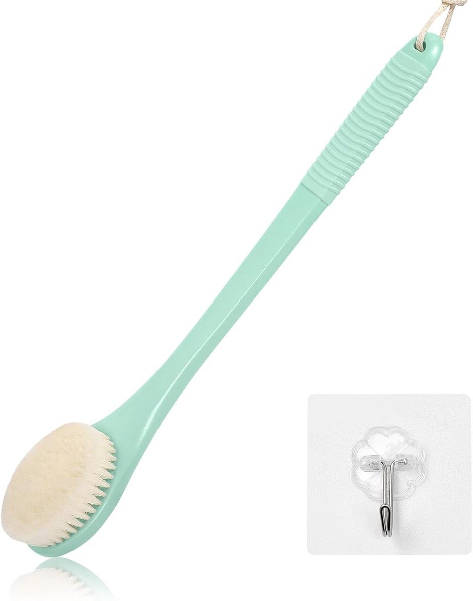 Lange Rugborstel voor Douche en Bad - Exfoliërende Lichaamsborstel