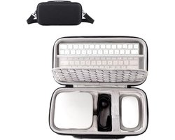 Hard Travel Carrying Case，Geschikt voor Mac Mini M4/M4 Pro (2024)/Mini M4 Pro Model Desktop Computer Case, Suitable for Mouse and Keyboard Accessories