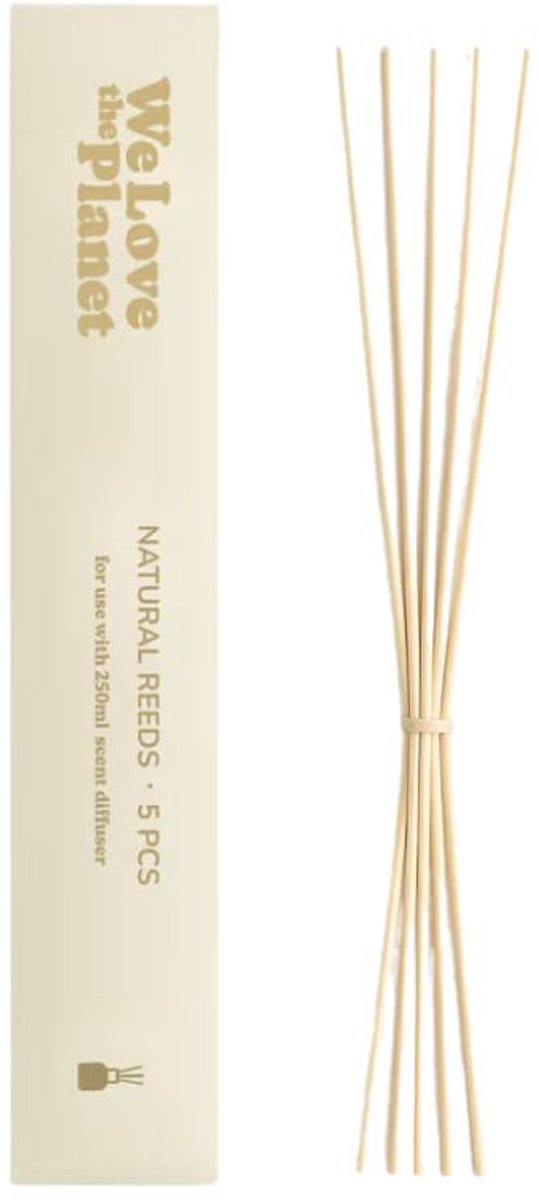 We Love The Planet Natural Reeds 5pcs (250 ml)