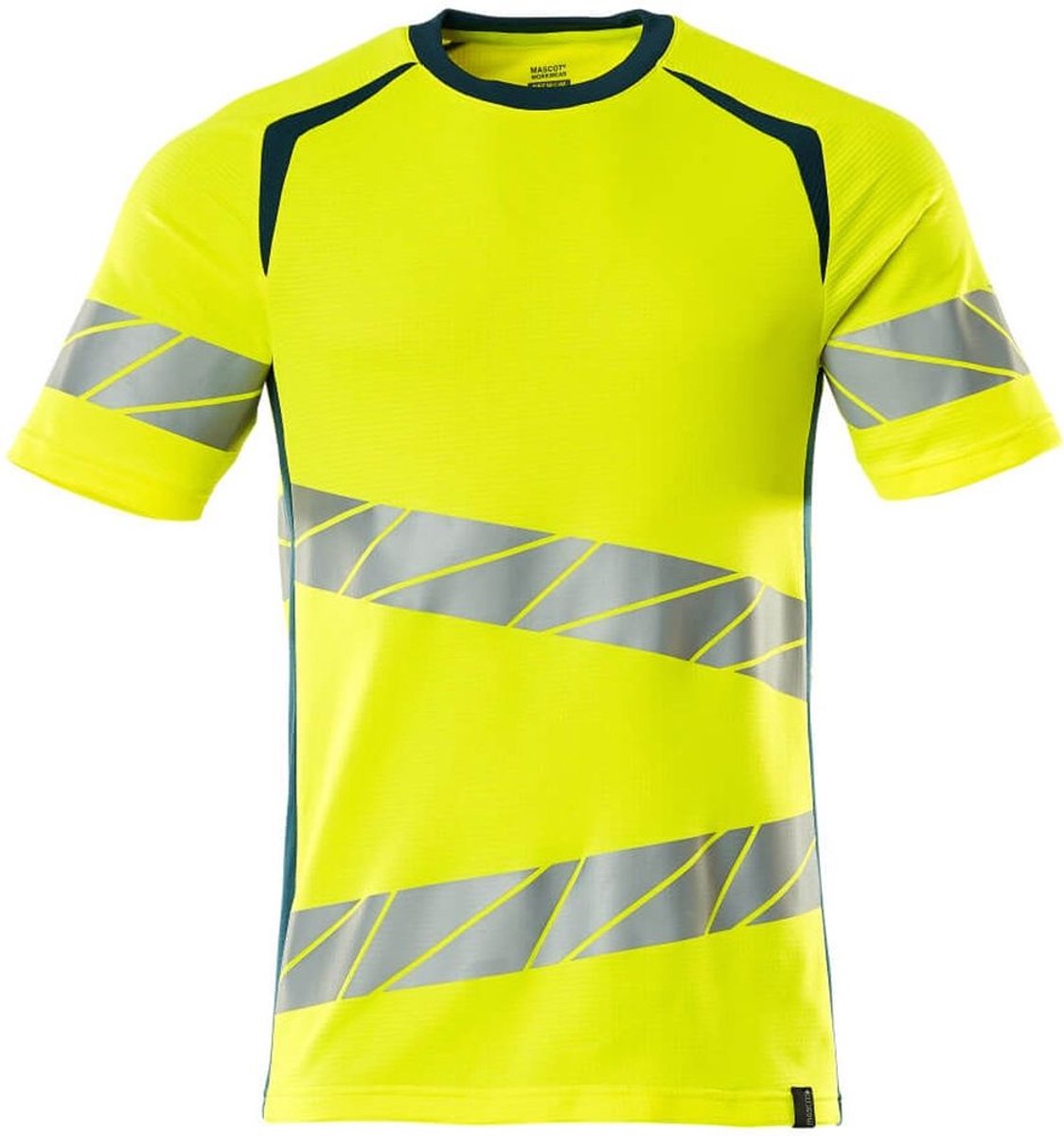 Mascot Accelerate Safe T-shirt 19082-771 - hi-vis geel/donkerpetrol - M