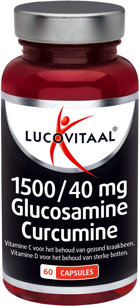 Bol.com Lucovitaal 1500/40 mg Glucosamine Curcumine Voedingssupplementen - 60 capsules aanbieding