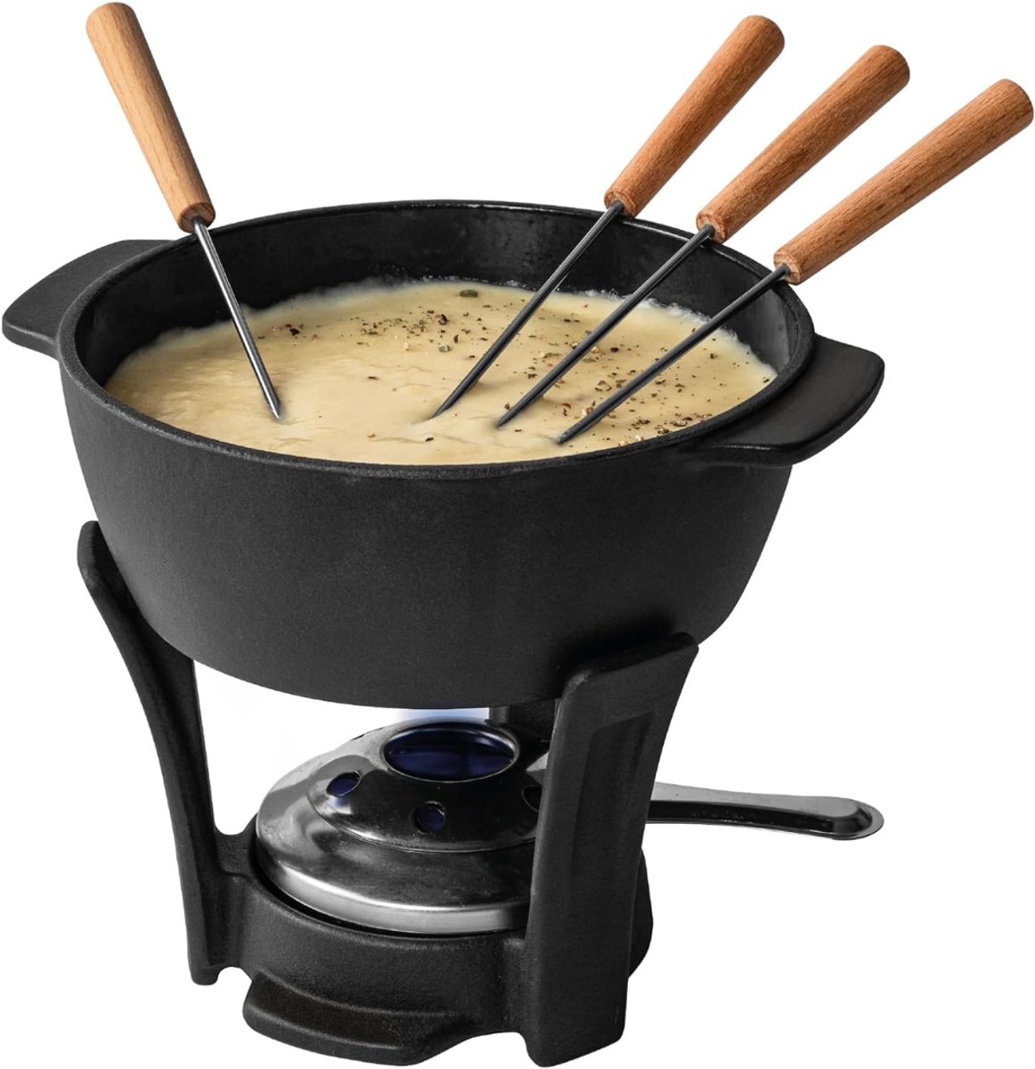 DVDSS® Kaasfondue - 4 personen - Kaasfondue - Zwart