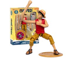 One Piece - Actiefiguur Luffy - Beweegbaar figuur met verwisselbare armen en benen - 15 cm hoog