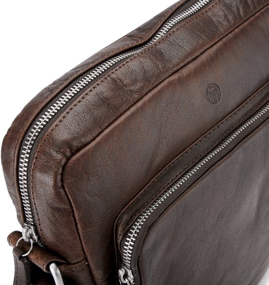 Sac de ville en cuir marron classique Montréal