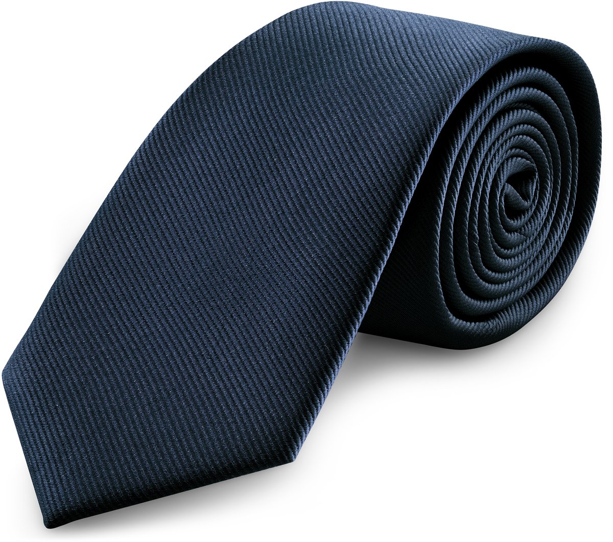 Marineblauwe Grosgrain Stropdas van 8 cm