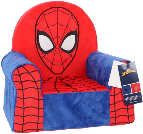 Spiderman Pluche Stoel -3D - Kinderen van Merkloos — afbeelding 2