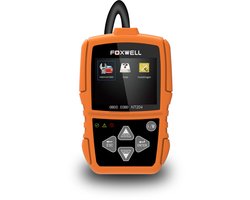 Foxwell NT204 NL OBD2 Scanner | Diagnoseapparaat Auto | Foutcodes Uitlezen & Wissen | OBD2 EOBD CANBUS | Nederlandse Software | 5 jaar garantie