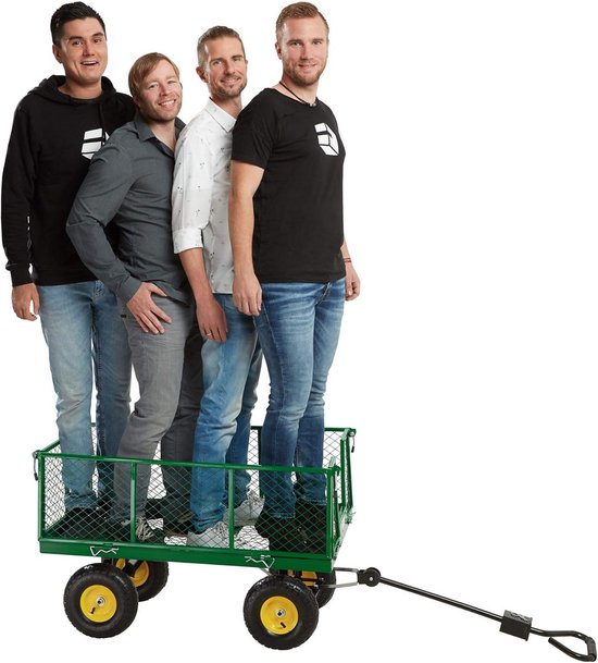 Robuuste Bolderkar XXL - Opvouwbaar Transportwagen met Groot Draagvermogen tot 550 KG — afbeelding 4