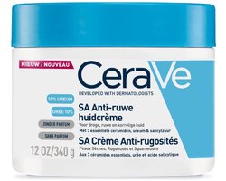 CeraVe SA Anti-Ruwe Huidcrème - voor de Droge en Ruwe Huid - met Salicylzuur - 340ml