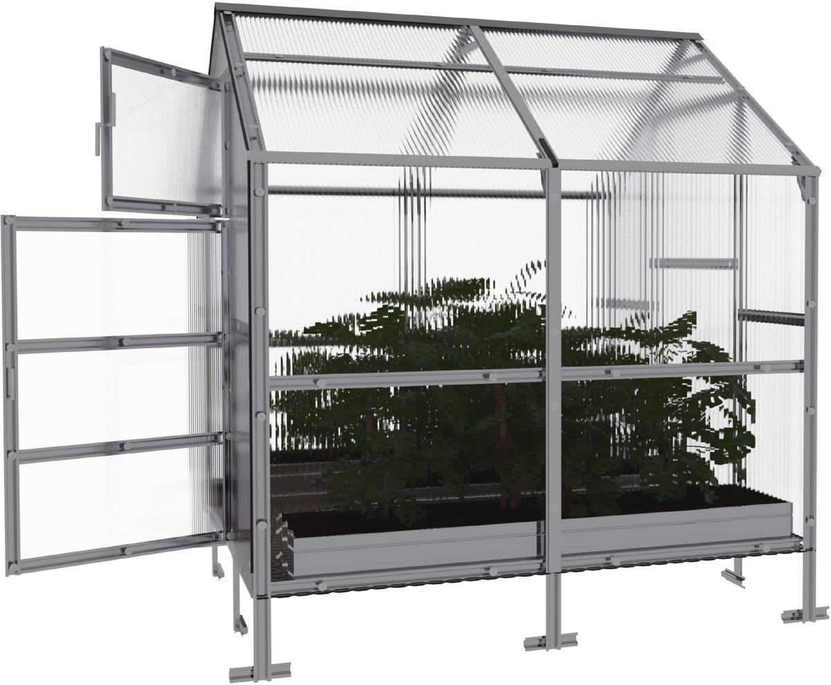 Klasika Polycarbonaat tuinkas 2,35x2m 4,7m² Bernard