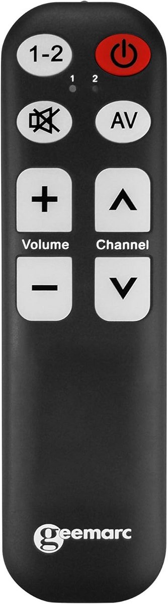 Universele Afstandsbediening met Groot Lettertype voor Televisie en Apparaten