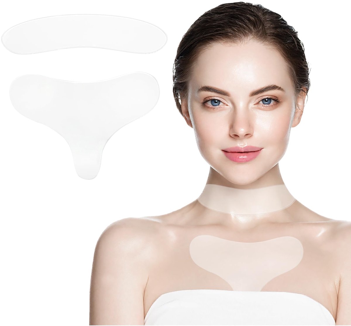 Dekolleté Pads - Antirimpel Silicone Set - Herbruikbare 2-delige Set