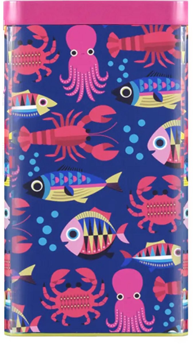 Kitsch Kitchen voorraadblik Sealife small fish/blue sea 11x20cm