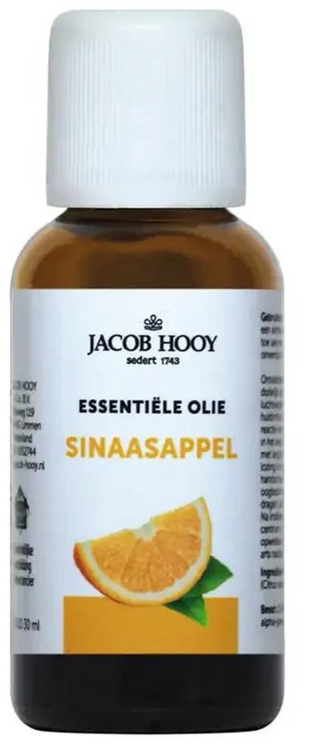 Jacob Hooy Sinaasappel - 30 ml - Etherische Olie
