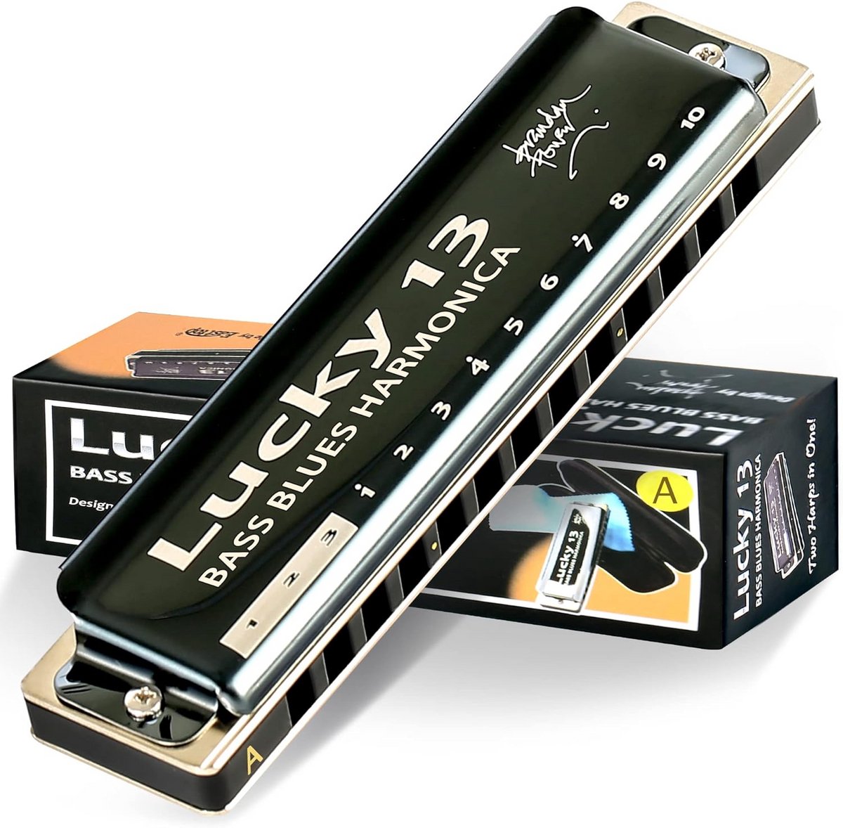Diatonische Blues Mondharmonica met 13 Gaten Richter Stemming