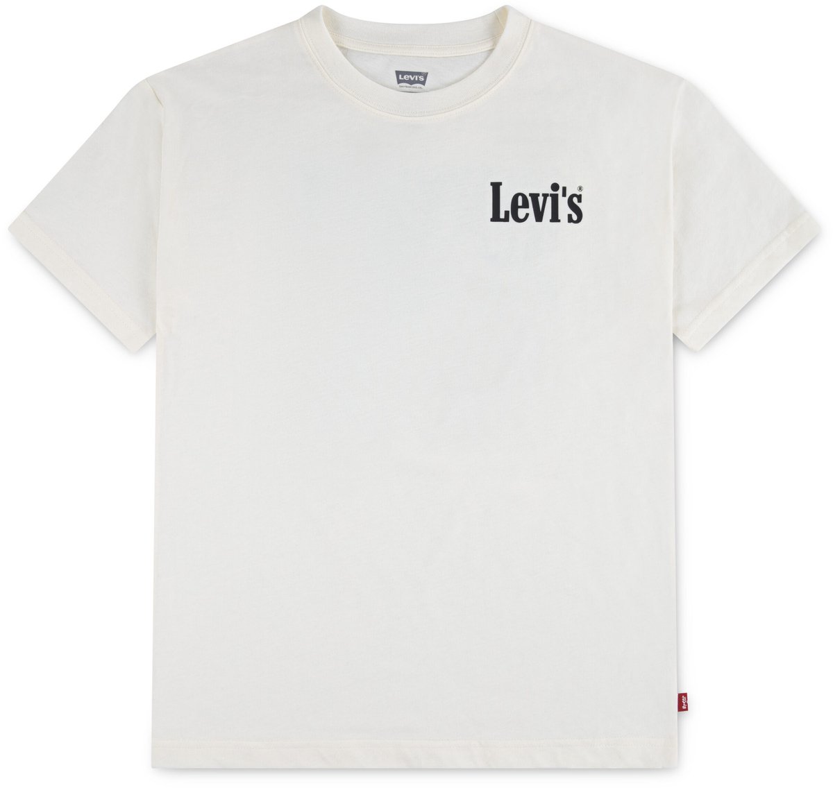 Levi´s ® Kids Aquatic Lounge T-shirt Met Korte Mouwen 6 Years Jongens Egret