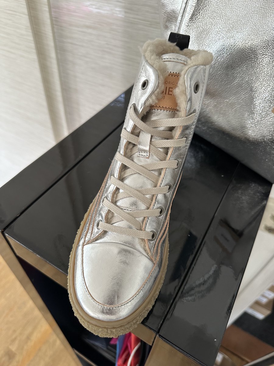 Shabbies Silver Sneaker Chewy Lily