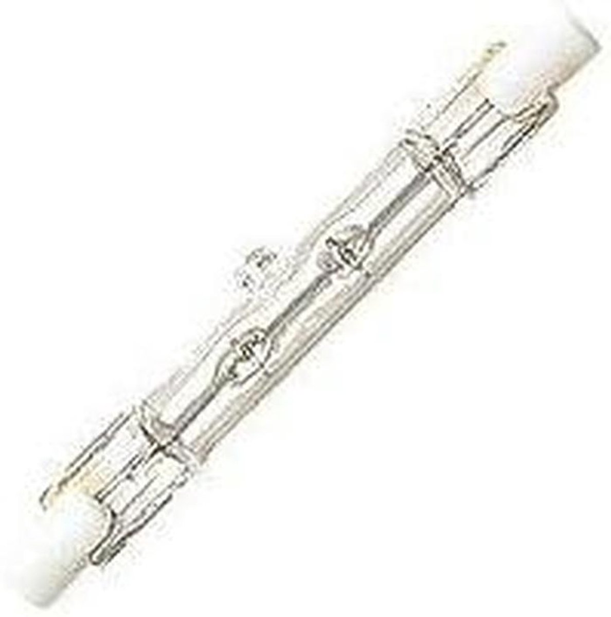 Lineaire Halogeenlamp R7s 118mm 400W Energiebesparend