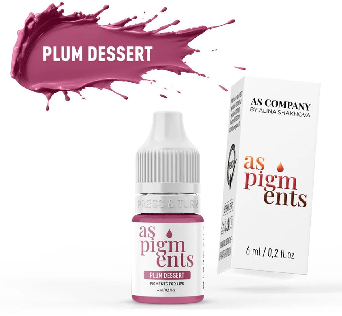 ASCompany Plum Dessert 6 ml – Lip Pigment