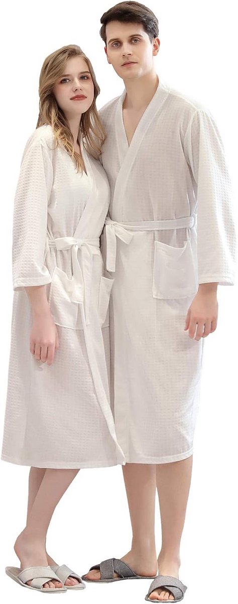 Kimono badjas, dames heren badjas, badjassen voor koppels houdt van nachthemd voor alle seizoenen