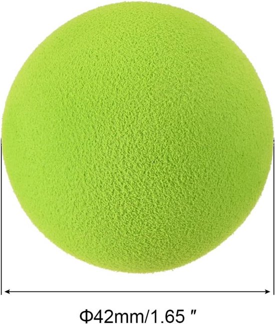 10 Stuks Golf Trainingsballen - EVA Schuim Oefenballen 42mm voor Binnen Swing Training van Merkloos — afbeelding 5