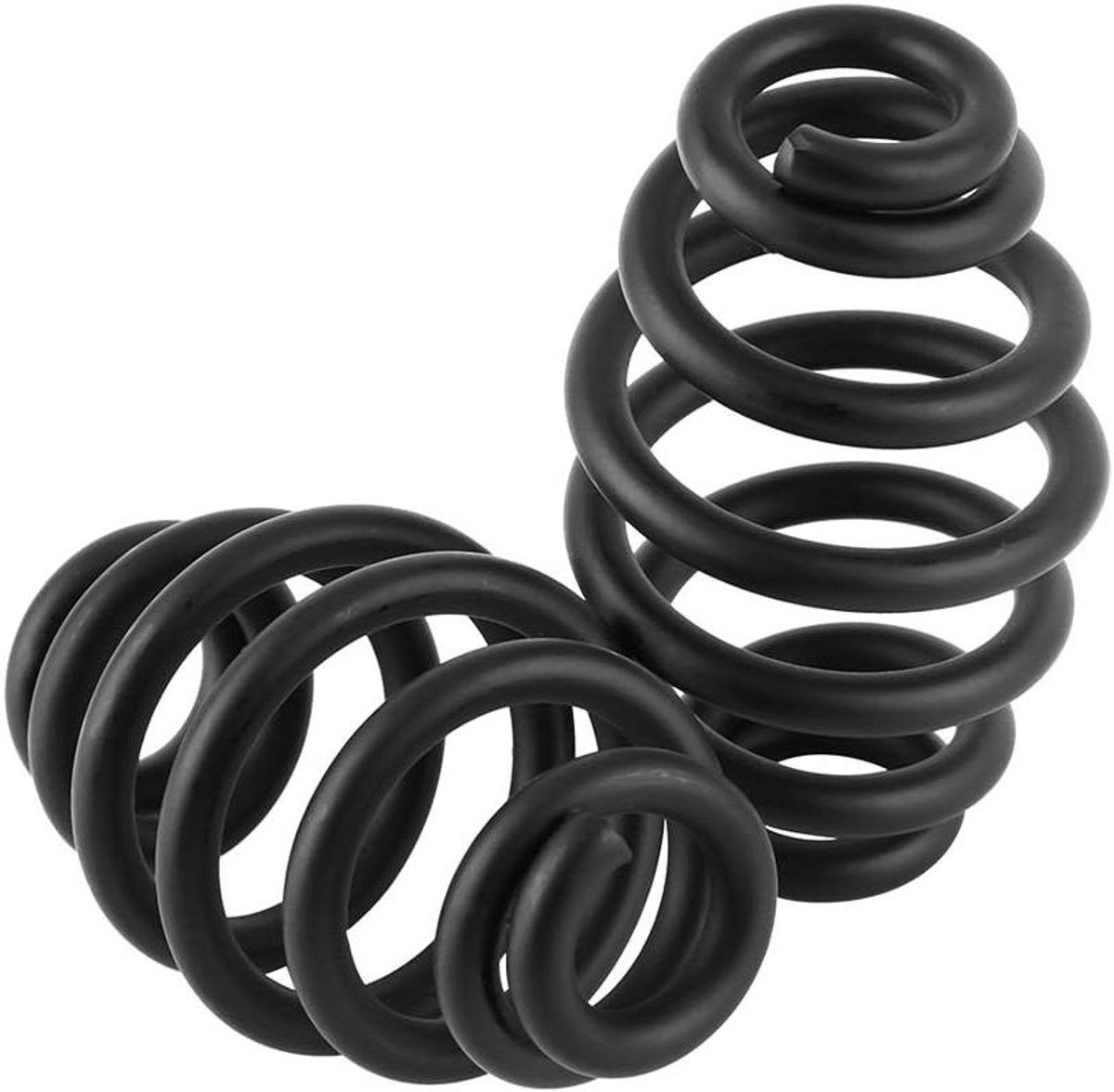Motorfiets Zadelveer Set - Stalen Universele Vatveer voor Chopper en Bobber - Zwarte Motorfiets Accessoires