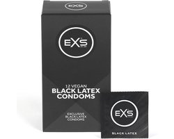 EXS Black Latex 12 condooms