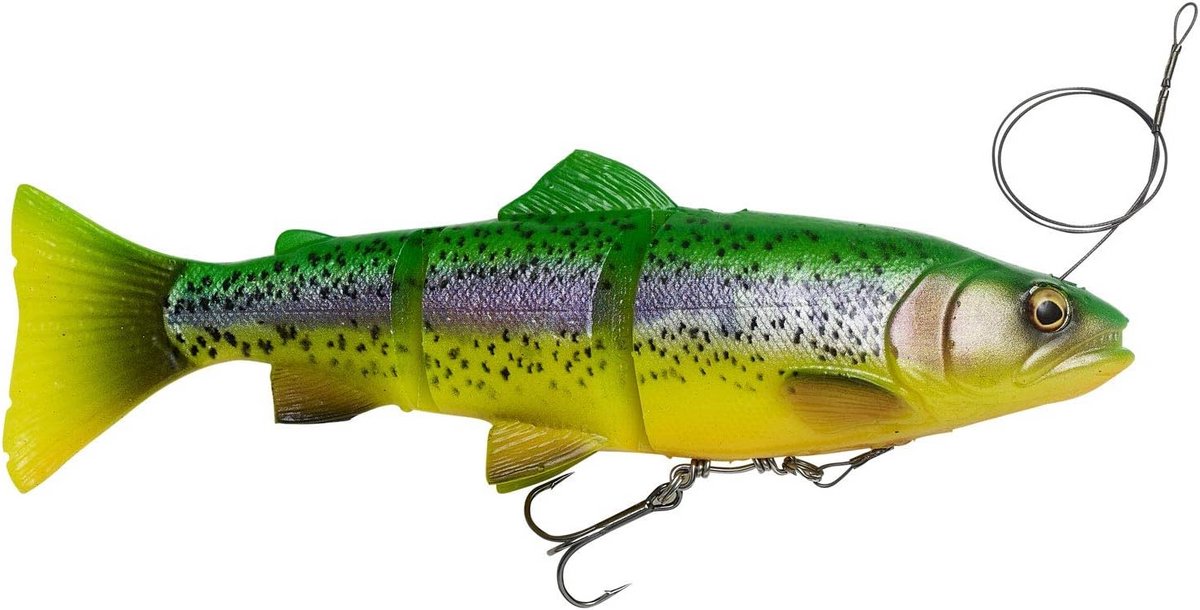 Kunstaas Rubber Vis Forel Imitatie voor Snoek Vissen - Slow Sinking 15cm