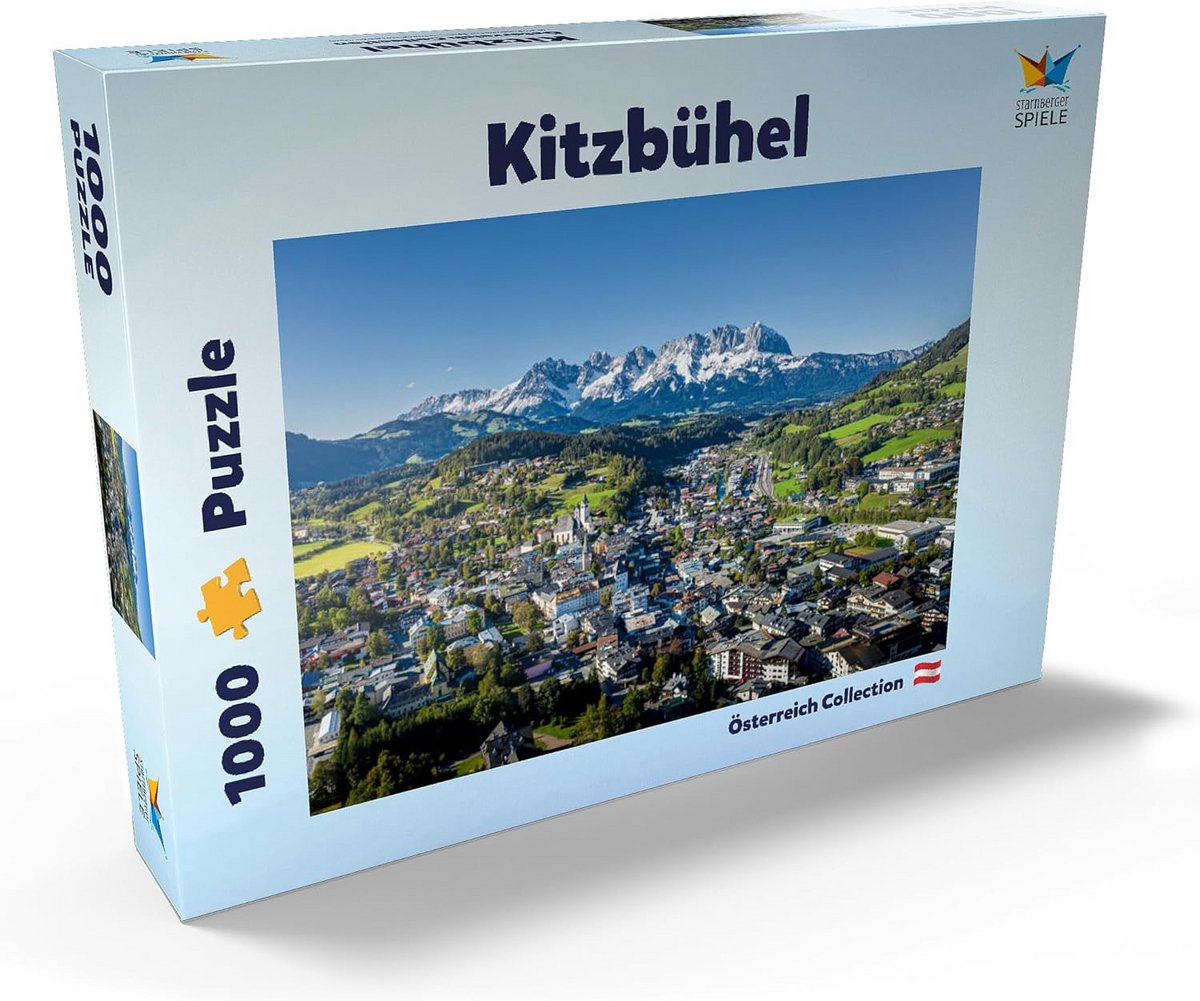 Panoramische Puzzel 1000 Stukjes Kitzbühel Tirol Oostenrijk