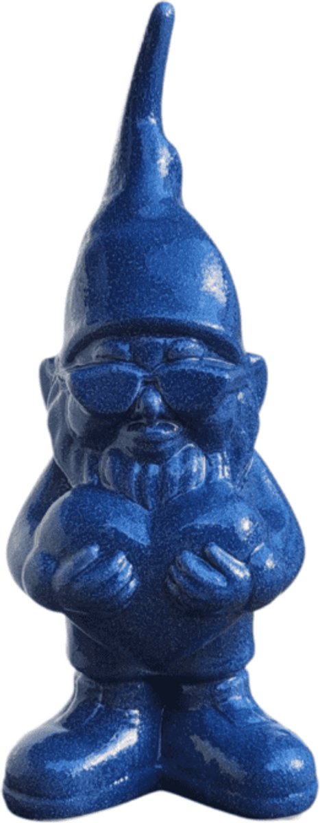 Kabouter met hart – Blauw - Keramiek
