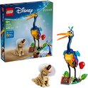 Ensemble LEGO Disney Kevin & Dug avec l'oiseau coloré Kevin et le chien Dug avec une collerette.
