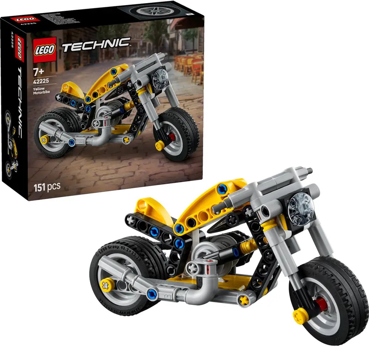LEGO Technic - Gele Motor Speelgoed voor Kinderen vanaf 7 Jaar - 42225 — afbeelding 19