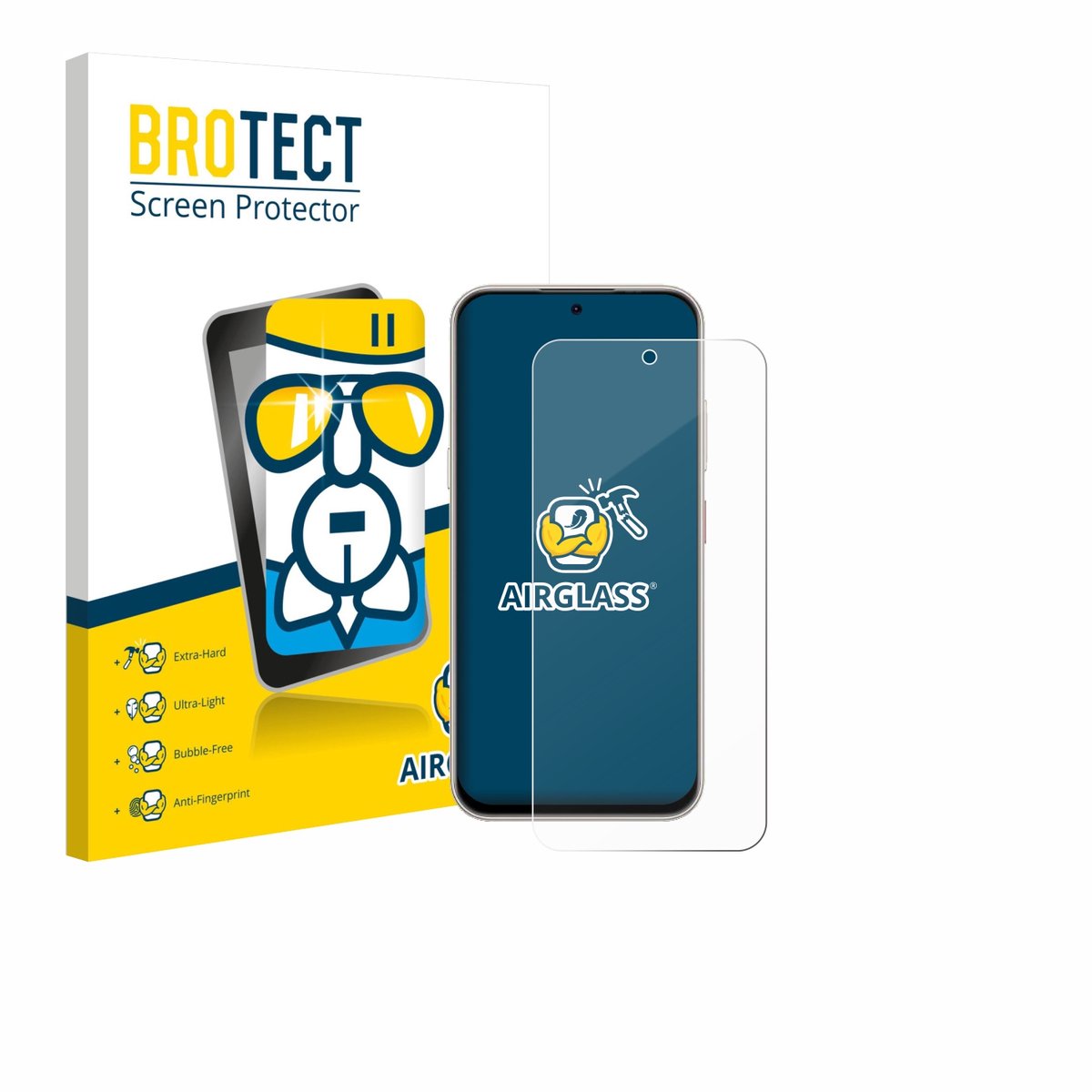 Screenprotector voor Nubia V80 Pro Beschermglas transparant