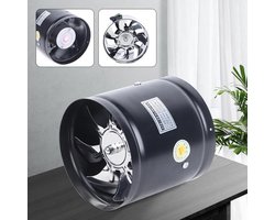 Premium – Afzuigventilator – 7 Bladen – Geluidsarm – Koper – Staal – Keuken – Kantoor – Workshop – 353CFM 40W Afzuigventilator 7 Bladen Volledig Koperen Motor 2800r/min Geluidsarme Stalen Kanaalventilator voor Keuken Kantoor Workshop – 202216001