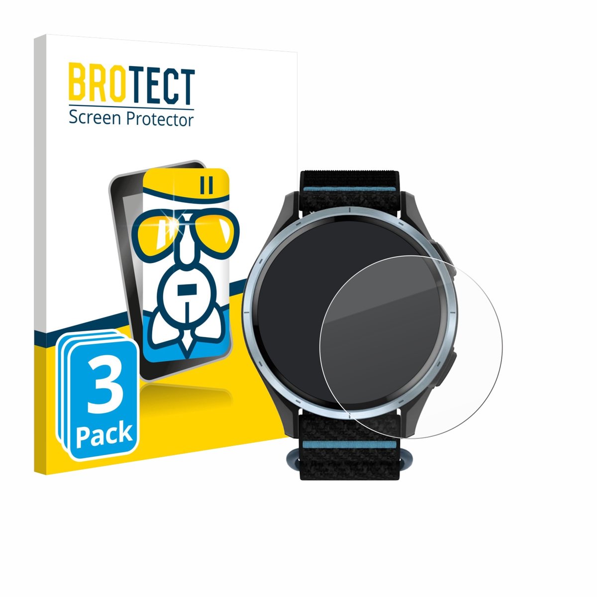 Screenprotector 3 Stuks voor Garmin Approach J1 Beschermglas transparant