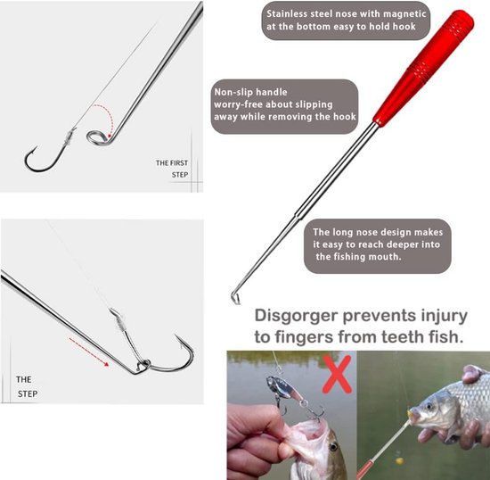 Visgriptang Set met Lip Gripper en Visschaar - Essentieel Visgerei — afbeelding 3