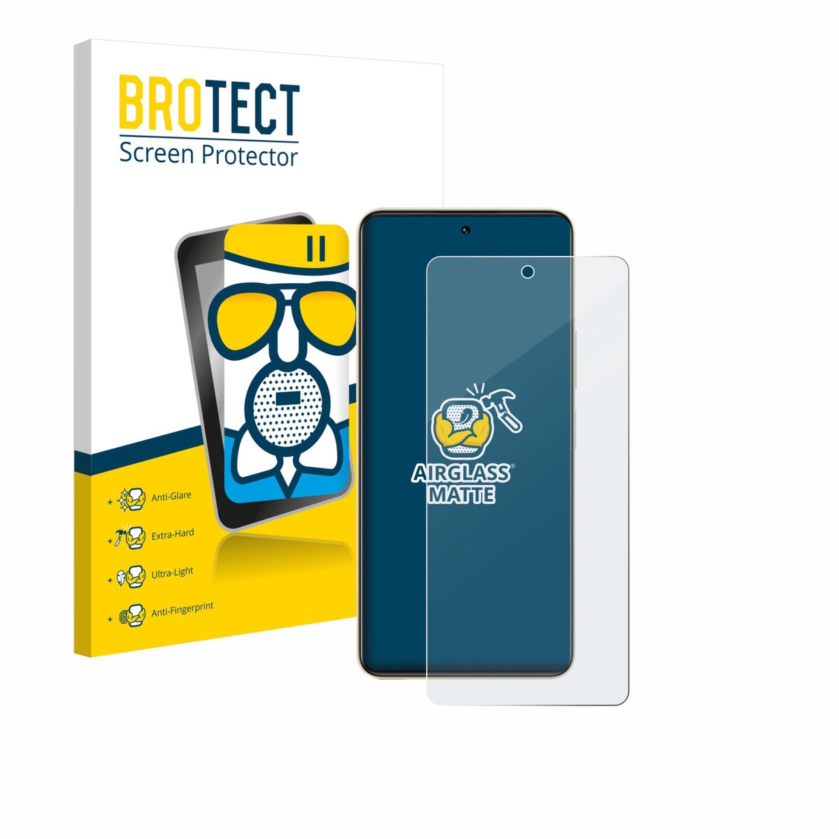 BROTECT - Screenprotector voor Vivo Y36 - Folie Beschermfolie Beschermglas matte