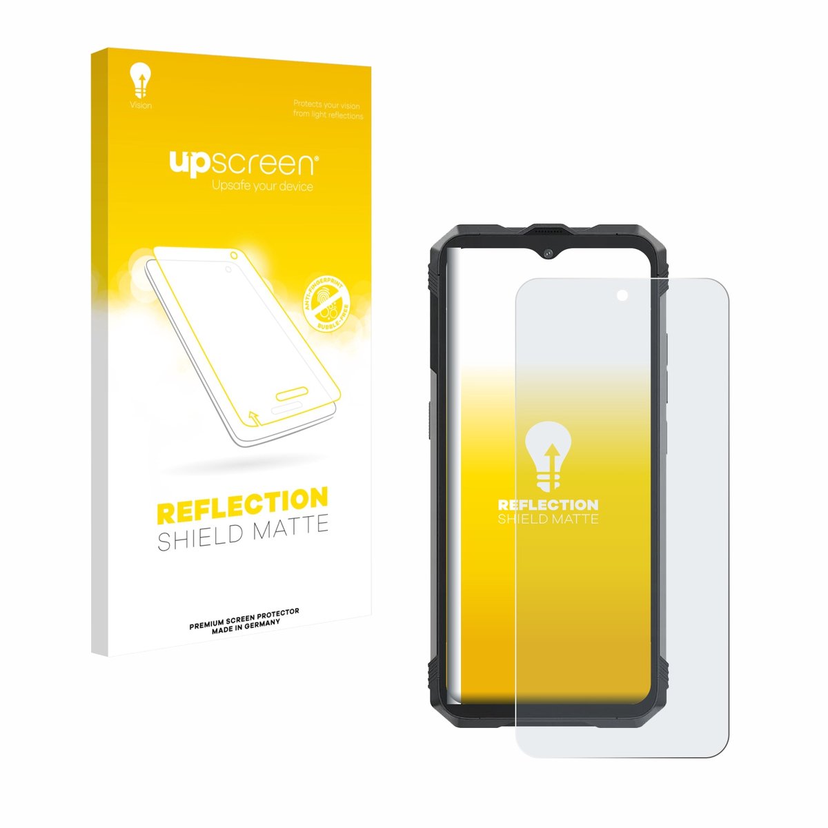 upscreen - Screenprotector voor Cubot King Kong AX - Folie Beschermfolie anti glare matte