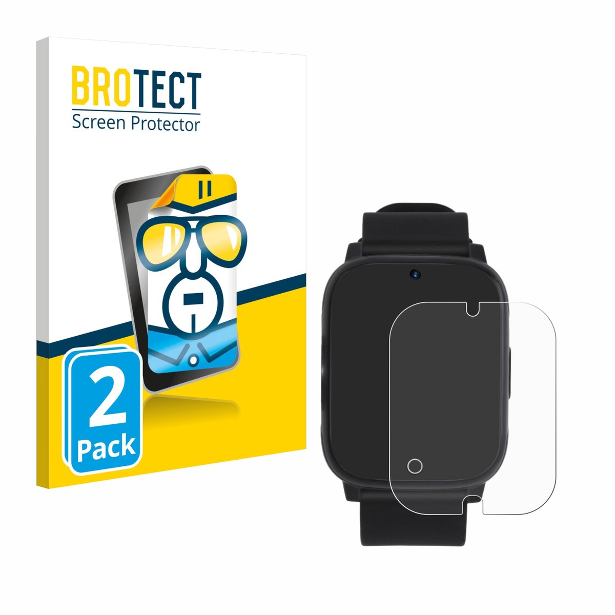 BROTECT - Screenprotector voor NikuTRAX NC83S - Folie Beschermfolie transparant 2 Stuks