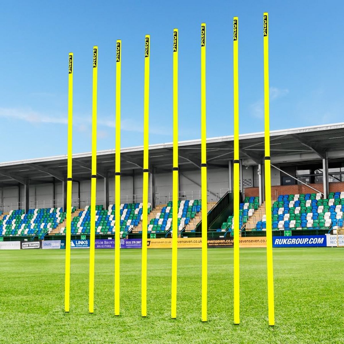 Verstelbare Slalomstangen Set (8 stuks) voor Training en Behendigheidsoefeningen
