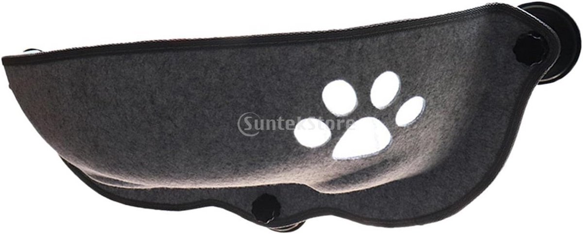 Vensterbank Hangmat voor Katten - Veerkrachtige Zuignappen, Warm Bed, Comfortabele Rustplek