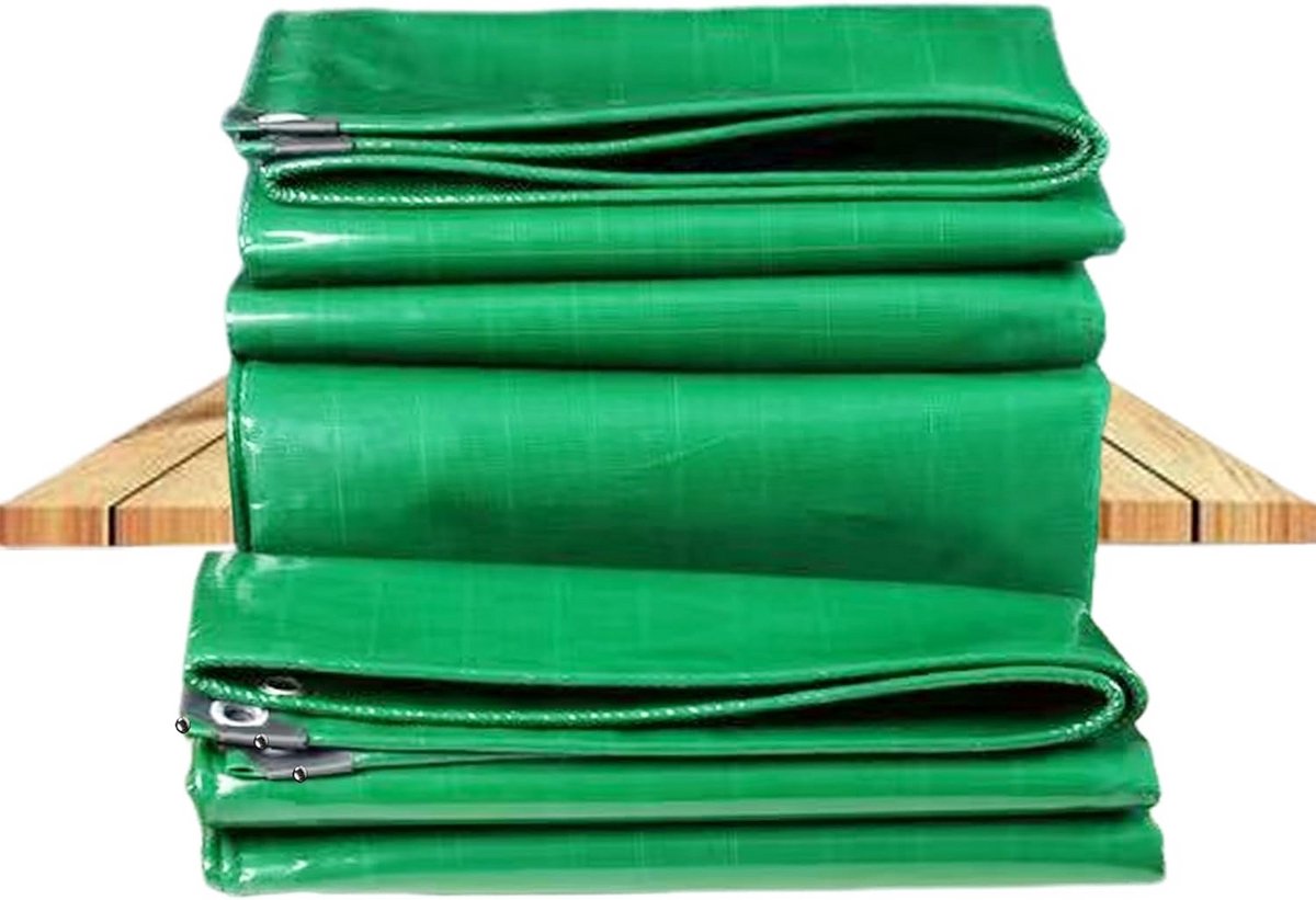 Sterk Waterdicht Afdekzeil 4x8m 450g/m² voor Meubels Caravans en Tuin