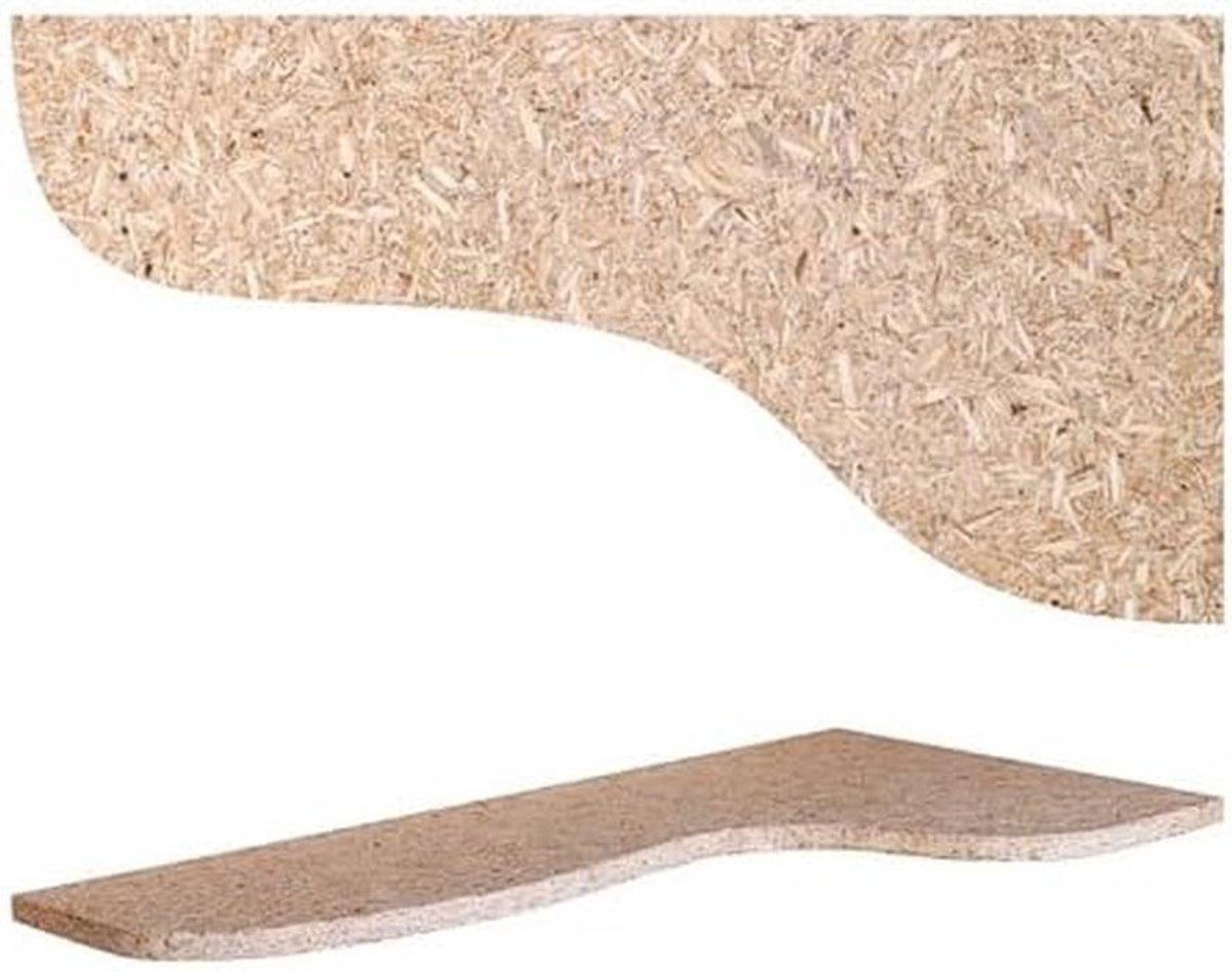 Houten Ligplank voor Terrarium - Rust- en Klimplateau voor Reptielen en Knaagdieren (40x25 cm)