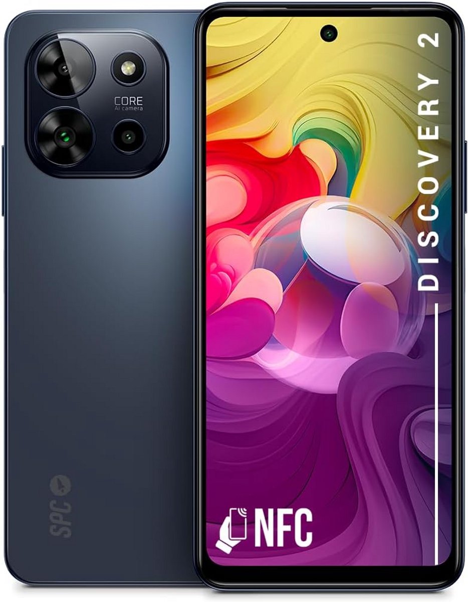 Betaalbare 4G Smartphone met Groot HD+ Scherm (6.6"), 128GB Opslag, NFC & Snelle Oplading