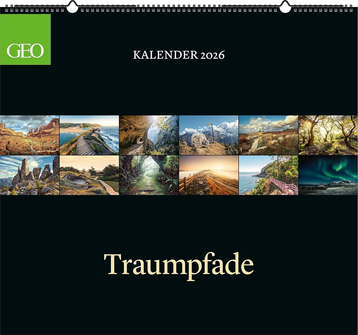 Wandkalender 2026 Panorama 60x55 - Spectaculaire Natuurpaden